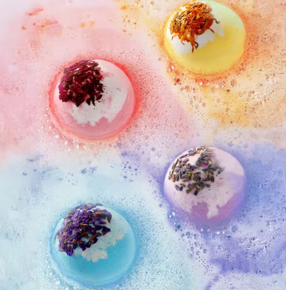 Bombe de Bain Hydratante – Huiles Essentielles & Sel de Bain